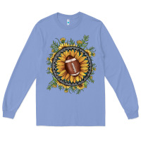 Colony Blue football gemstone sunflower Long Sleeve Tee - JahusDesignShop