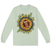 Football Gemstone Sunflower Long Sleeve Tee | Teevron