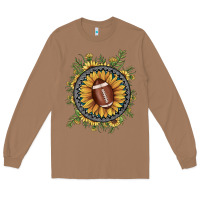 Toasted Coconut football gemstone sunflower Long Sleeve Tee - JahusDesignShop