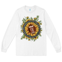 White football gemstone sunflower Long Sleeve Tee - JahusDesignShop