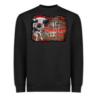 All I Want For Christmas Is A Cow Aztec Heavyweight Sweatshirt | Teevron