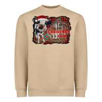 Mushroom all i want for christmas is a cow aztec Heavyweight Sweatshirt - RanaPortraitStore