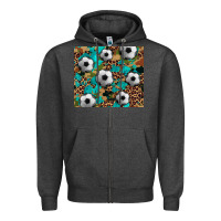 Charcoal Heather soccer Zipper Hoodie - Artiststas