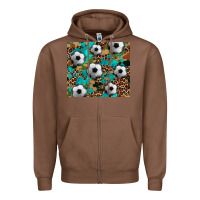 Chestnut soccer Zipper Hoodie - Artiststas