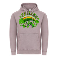 Vintage Zinc feeling lucky with rainbow Vintage Hoodie - RanaPortraitStore