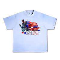 Grape Ice Red white rawr 4th of july Urban Heavy Tee - CowGirlArtShop