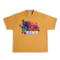 Peanut Butter Red white rawr 4th of july Urban Heavy Tee - CowGirlArtShop