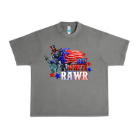 Tornado Red white rawr 4th of july Urban Heavy Tee - CowGirlArtShop