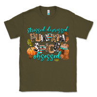 Army Green stressed depressed pumpkin spice obsessed Classic Tee - AdoDesignShop