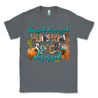 Charcoal Heather stressed depressed pumpkin spice obsessed Classic Tee - AdoDesignShop