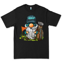 Black golf gnome Premium Tee - BarkalooDesign