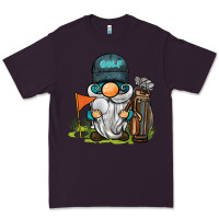 Plum golf gnome Premium Tee - BarkalooDesign