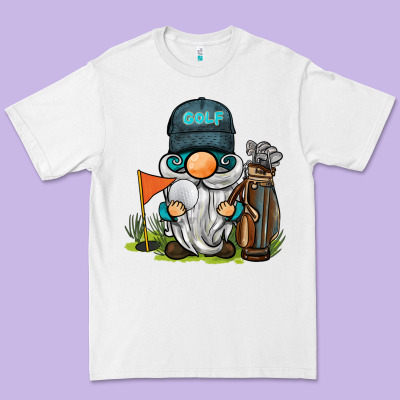Golf Gnome Premium Tee Designed By Barkaloodesign