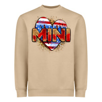 Mushroom American mini heart Heavyweight Sweatshirt - Zillion Design Studio