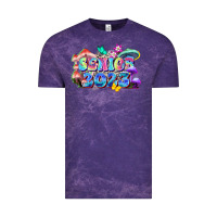 Cloud Purple senior 2023 Vintage Tee - Zillion Design Studio