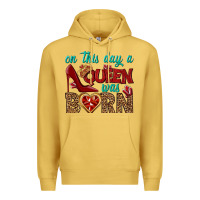 Antique Gold on this day a queen was born Premium Hoodie - BundleAndBundleShop