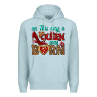 Blue Mist on this day a queen was born Premium Hoodie - BundleAndBundleShop