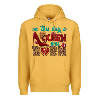Mustard on this day a queen was born Premium Hoodie - BundleAndBundleShop