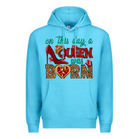 Ocean Blue on this day a queen was born Premium Hoodie - BundleAndBundleShop