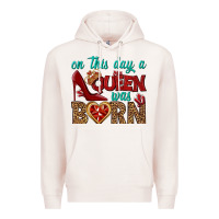 Pale Pink on this day a queen was born Premium Hoodie - BundleAndBundleShop