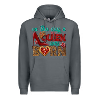 Rock on this day a queen was born Premium Hoodie - BundleAndBundleShop