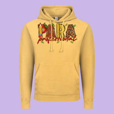 Paraprofessional Vintage Hoodie Designed By Texasbilliewilder