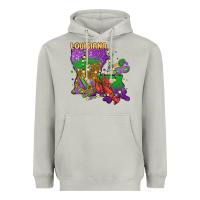 Moon Dust mardi gras louisiana map Heavyweight Hoodie - MaliasSmallBusiness