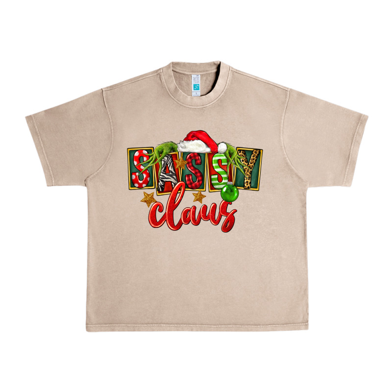 Christmas Sassy Claus Urban Heavy Tee by FaDigitalArtStudio | Teevron