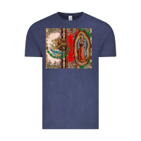 Vintage Denim Virgin Mary Mexican Flag Vintage Tee - CTS Tumbler Store