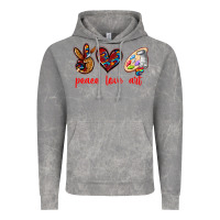 Cloud Rock peace love art Vintage Hoodie - texasbilliewilder