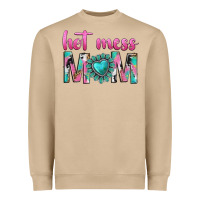 Mushroom hot mess mom Heavyweight Sweatshirt - texasbilliewilder
