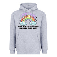 Heather Grey i dont care how you were raised Heavyweight Hoodie - MaliasSmallBusiness