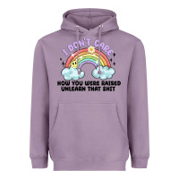 Lavender i dont care how you were raised Heavyweight Hoodie - MaliasSmallBusiness