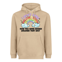 Mushroom i dont care how you were raised Heavyweight Hoodie - MaliasSmallBusiness