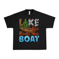 Black lake life floats my boat Urban Heavy Tee - HRA Design Shop