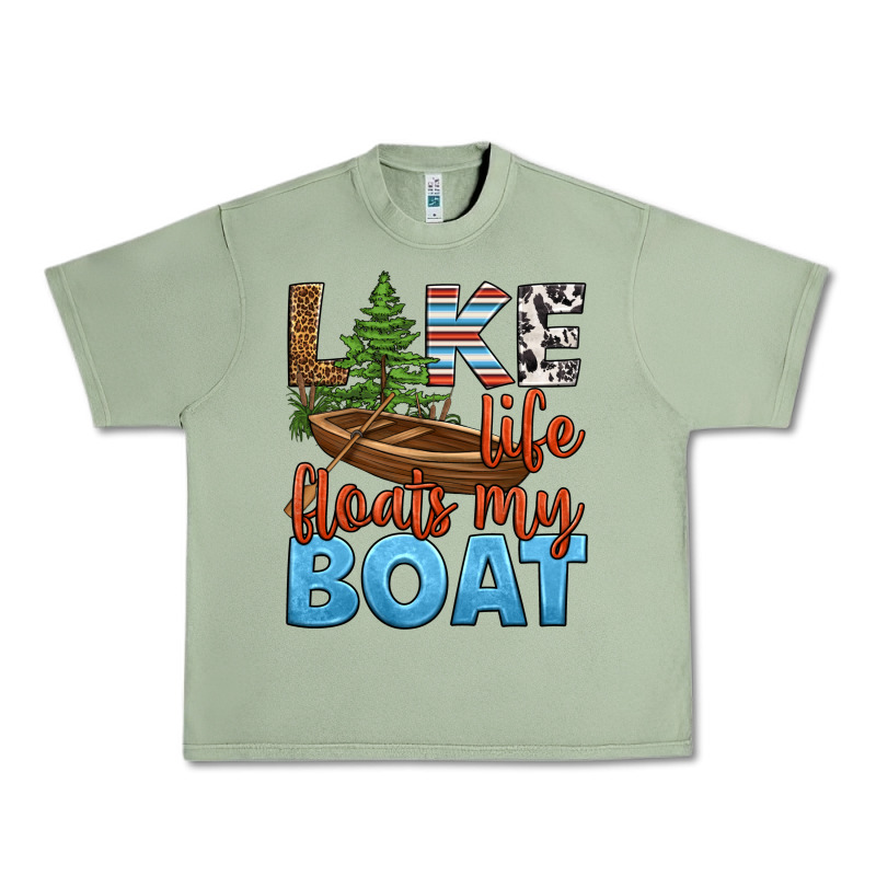 Lake Life Floats My Boat Urban Heavy Tee by HRA Design Shop | Teevron