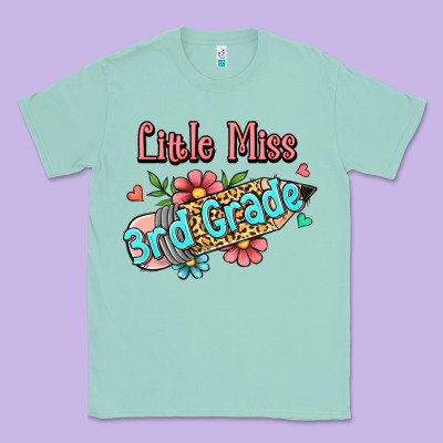 Little Miss Third Grade Classic Tee Designed By Ranaportraitstore