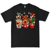 Black Christmas coffee gnome Premium Tee - BarkalooDesign