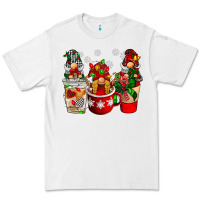 White Christmas coffee gnome Premium Tee - BarkalooDesign