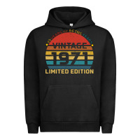 Pigment Black Vintage 1971 Limited Urban Hoodie - Bettercallsaul