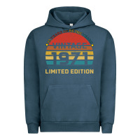 Pigment Midnight Navy Vintage 1971 Limited Urban Hoodie - Bettercallsaul