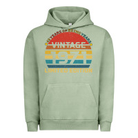 Pigment Oil Green Vintage 1971 Limited Urban Hoodie - Bettercallsaul