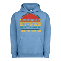 Pigment Pebble Blue Vintage 1971 Limited Urban Hoodie - Bettercallsaul