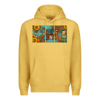 Antique Gold give thanks license plate Premium Hoodie - BundleAndBundleShop