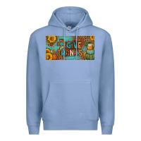 Colony Blue give thanks license plate Premium Hoodie - BundleAndBundleShop