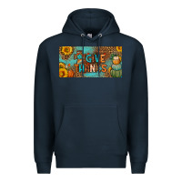 Navy give thanks license plate Premium Hoodie - BundleAndBundleShop