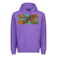 Purple give thanks license plate Premium Hoodie - BundleAndBundleShop