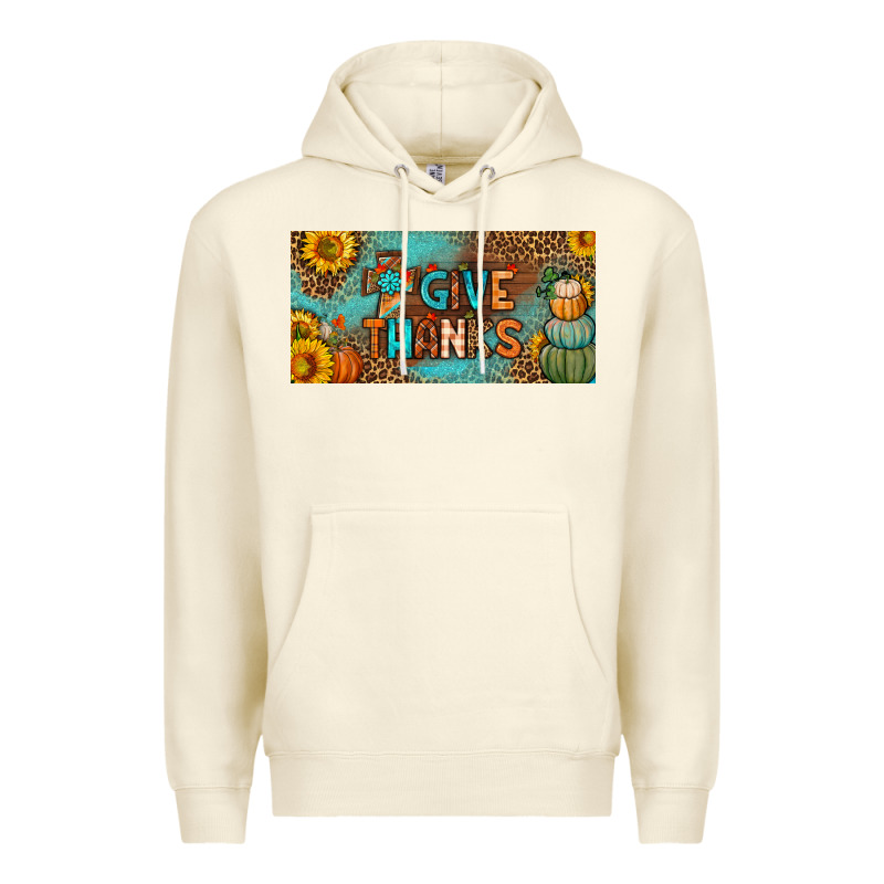 Give Thanks License Plate Premium Hoodie by BundleAndBundleShop | Teevron