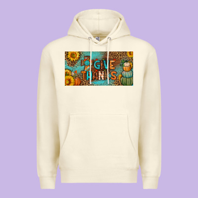 Give Thanks License Plate Premium Hoodie Designed By Bundleandbundleshop