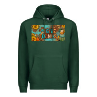 Sports Green give thanks license plate Premium Hoodie - BundleAndBundleShop